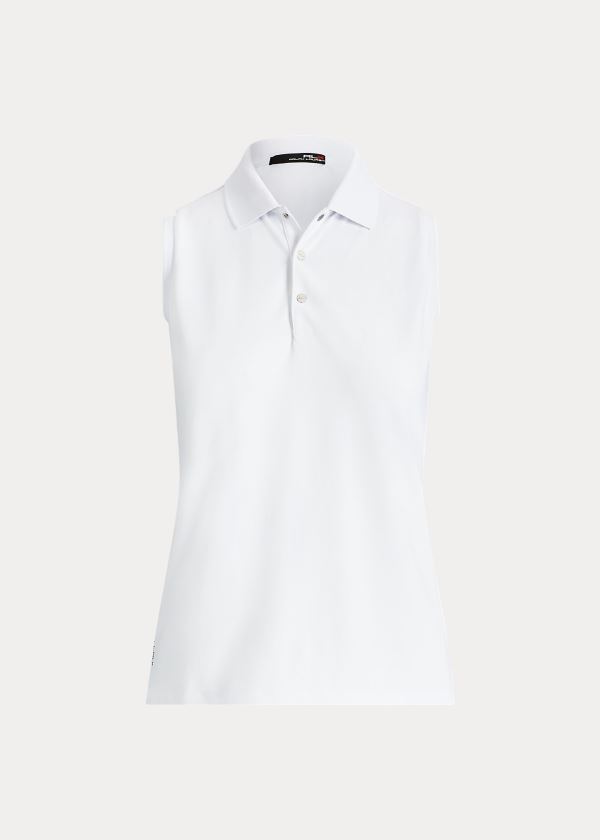 Camisa Polo Ralph Lauren Mujer Blancos - Tailored Fit Golf - OFAEJ2793